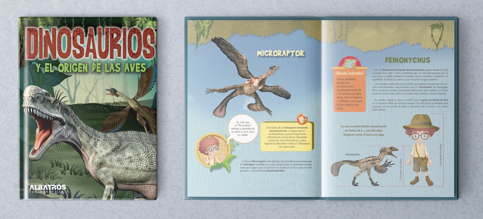 Libro Dinosaurios publicado por Albatros